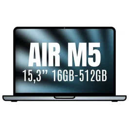 Apple MacBook Air 15,3 pulgadas M5 16GB 512GB SSD Azul